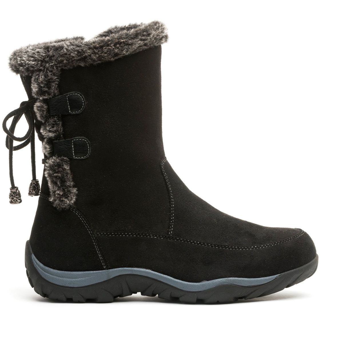 CHANCLETA - Bota Mujer Negro Lucera Chancleta