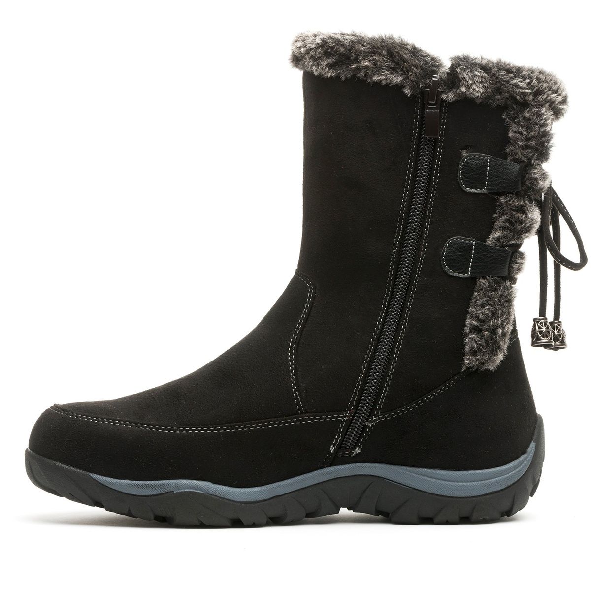 CHANCLETA - Bota Mujer Negro Lucera Chancleta