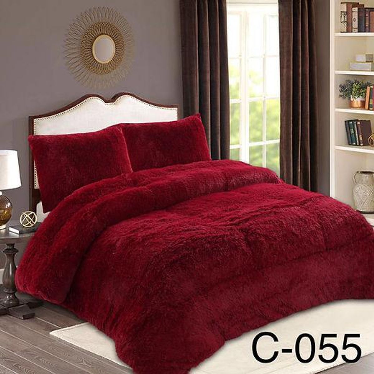 GENERICO - Cobertor Chiporro Peludo 2 Plazas - Burdeo