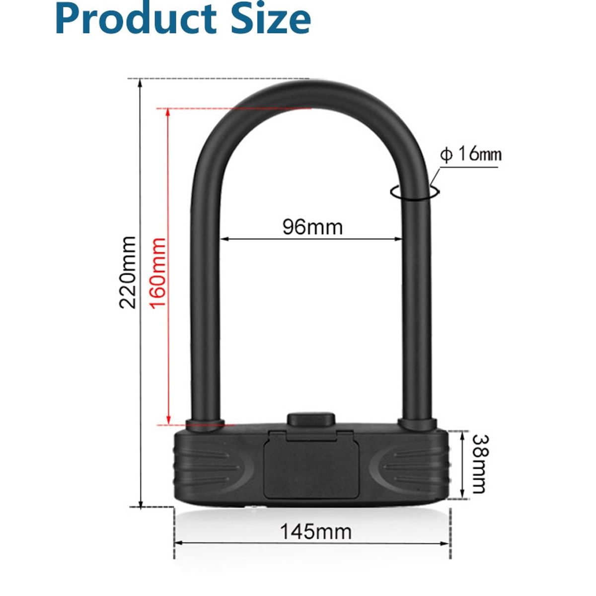 GENERICO - CANDADO ULOCK CON CLAVE VM