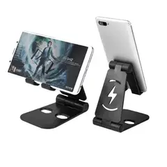 GENERICO - Soporte De Mesa Plegable Para Smarphone Tablet Celulares
