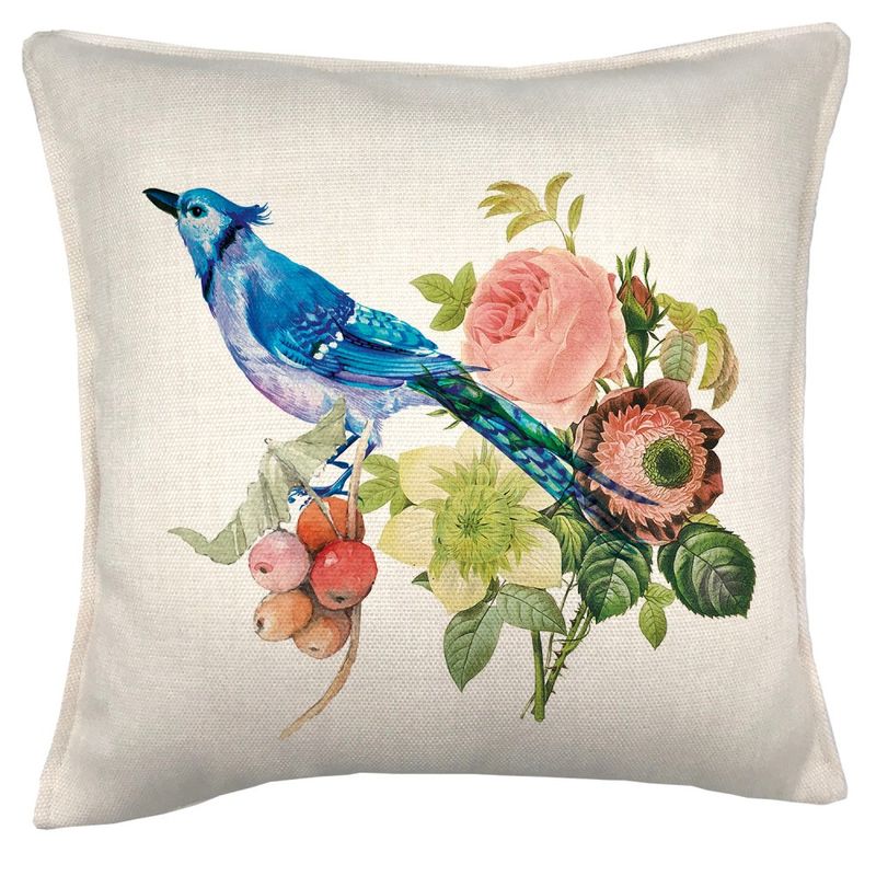 TUYO PRINT - Cojín Vintage Azúl  - 45x45