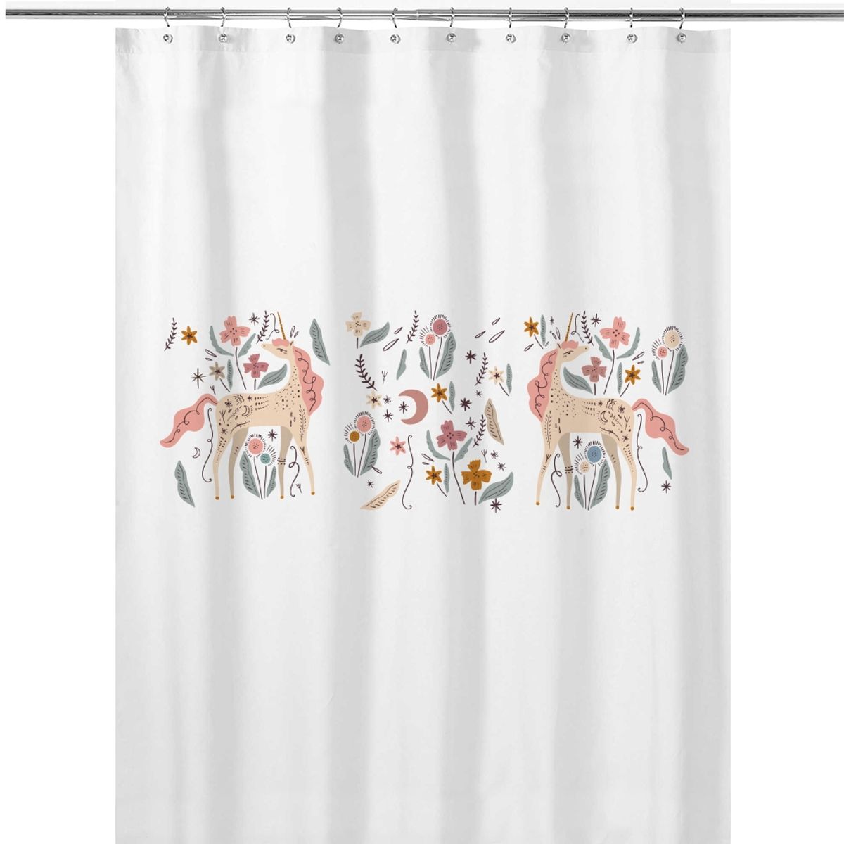 TUYO PRINT - Cortina de Baño Unicornio - Tuyo Print