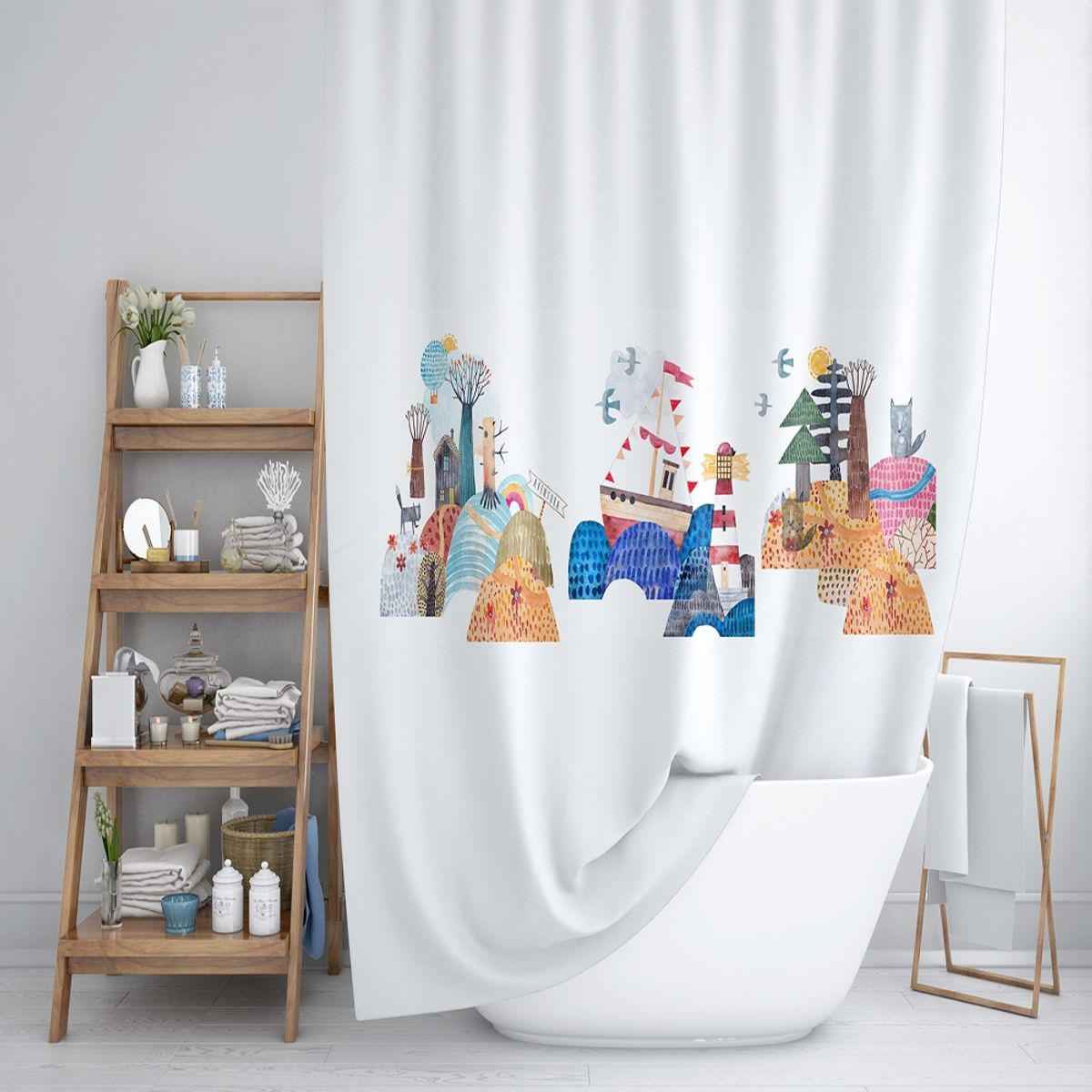 TUYO PRINT - Cortina de Baño Aventura - Tuyo Print