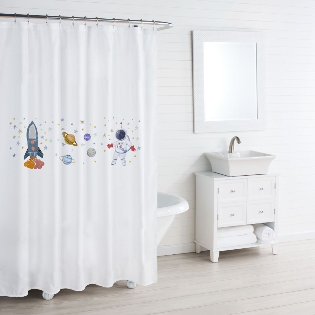 TUYO PRINT - Cortina de Baño Espacial - Tuyo Print