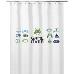 TUYO PRINT - Cortina de Baño Gamer -