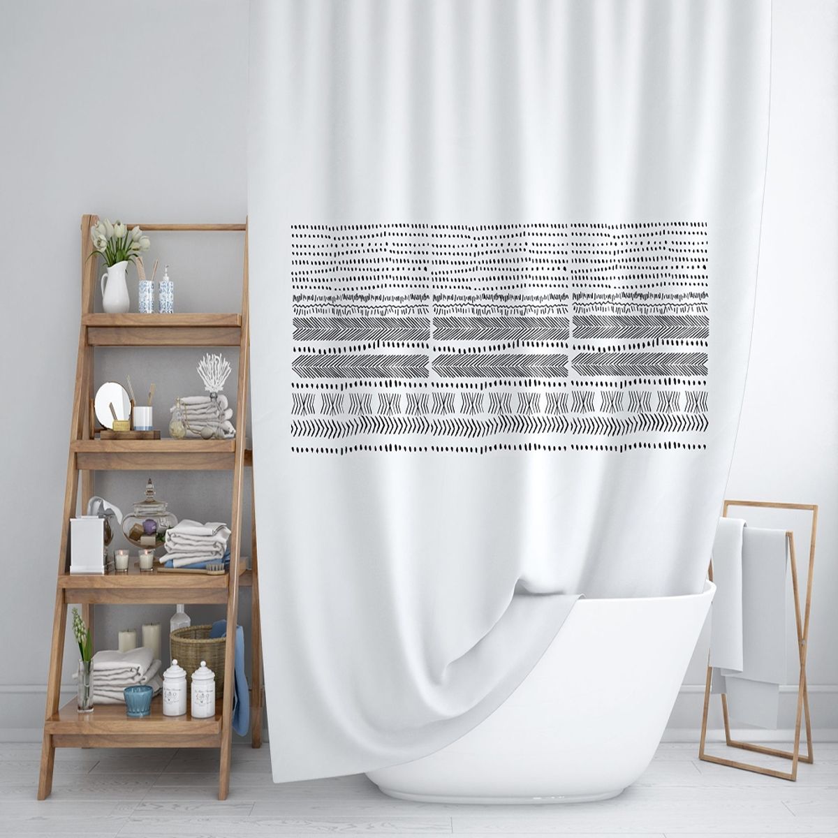 TUYO PRINT - Cortina de Baño Etnica - Tuyo Print