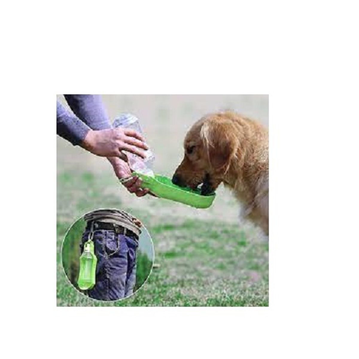 GENERICO - Botella Bebedero Mascota Agua Portati Paseo 500ml Macho