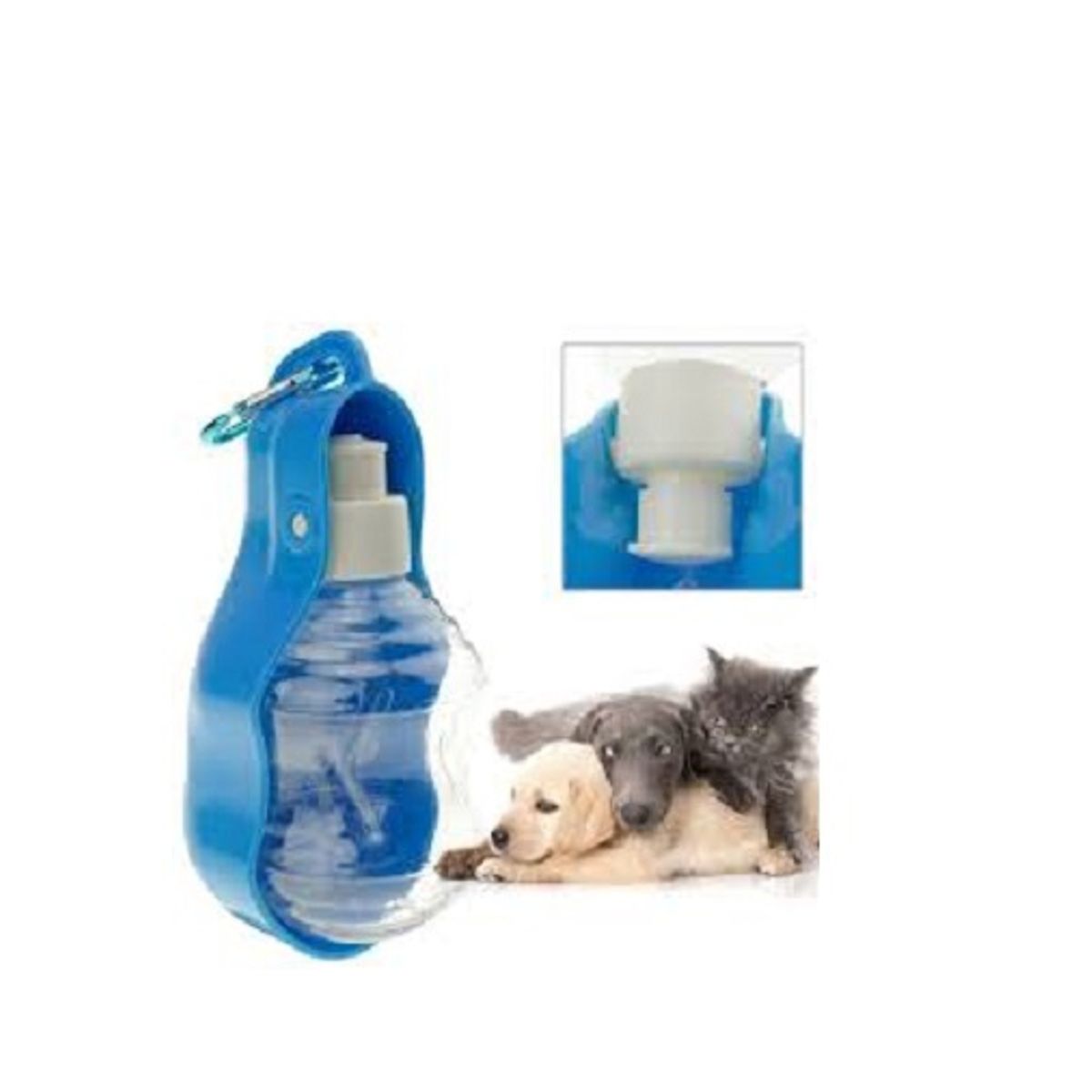 GENERICO - Botella Bebedero Mascota Agua Portati Paseo 500ml Macho