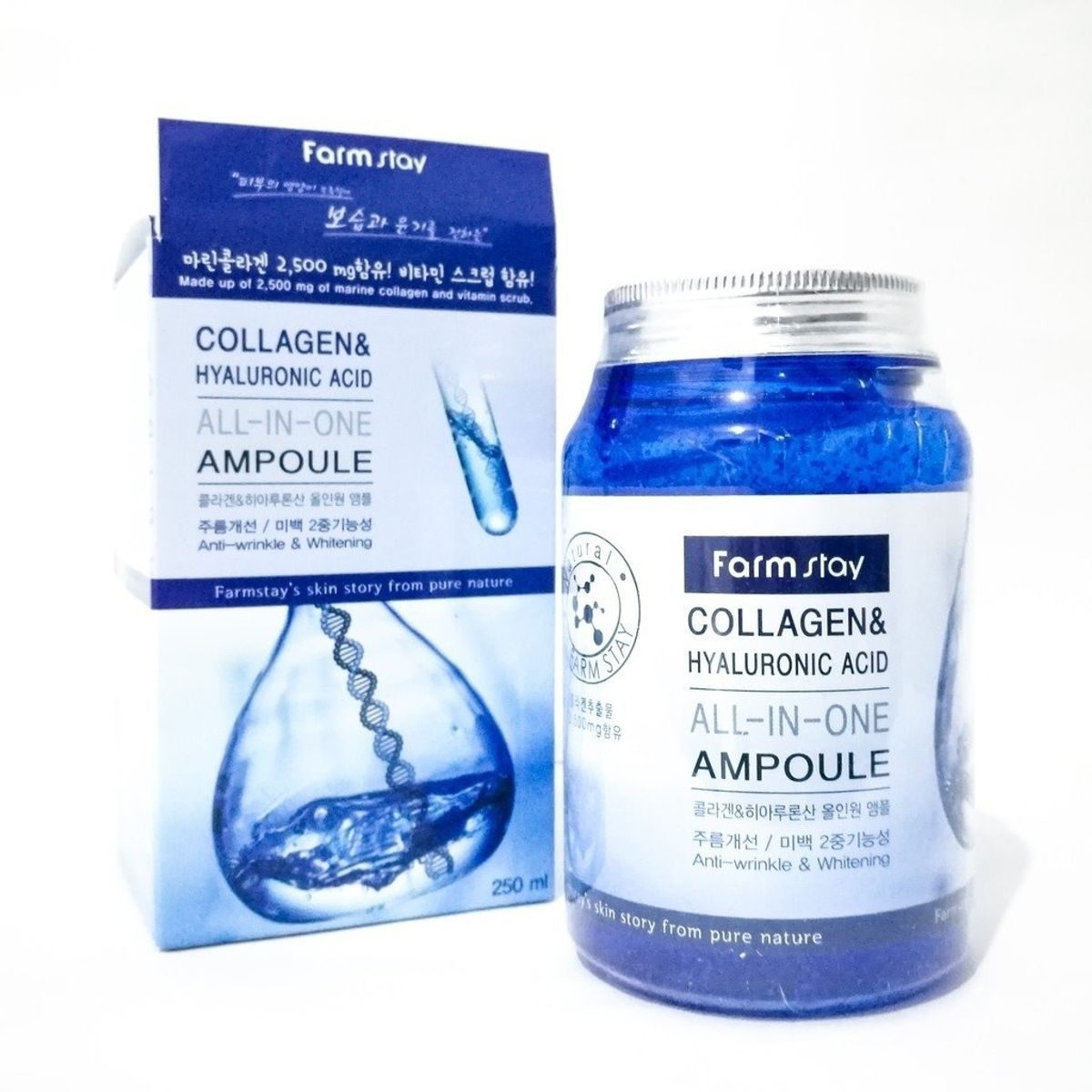 FARMSTAY - Serum Colágeno Y Ácido Hialurónico Farmstay 250Ml,