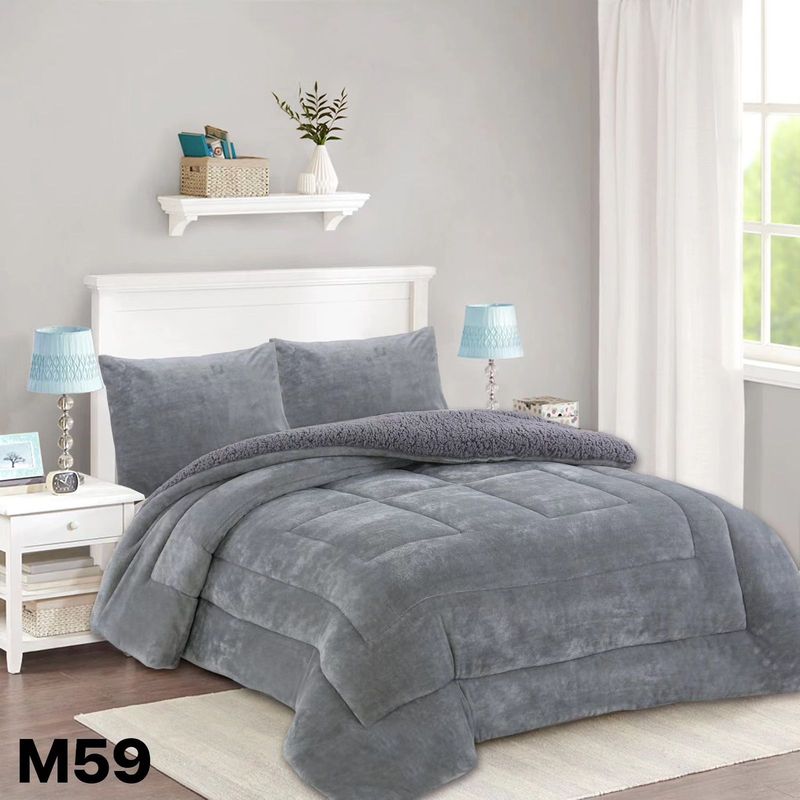 GENERICO - Cobertor Chiporro Cama King - Gris M59