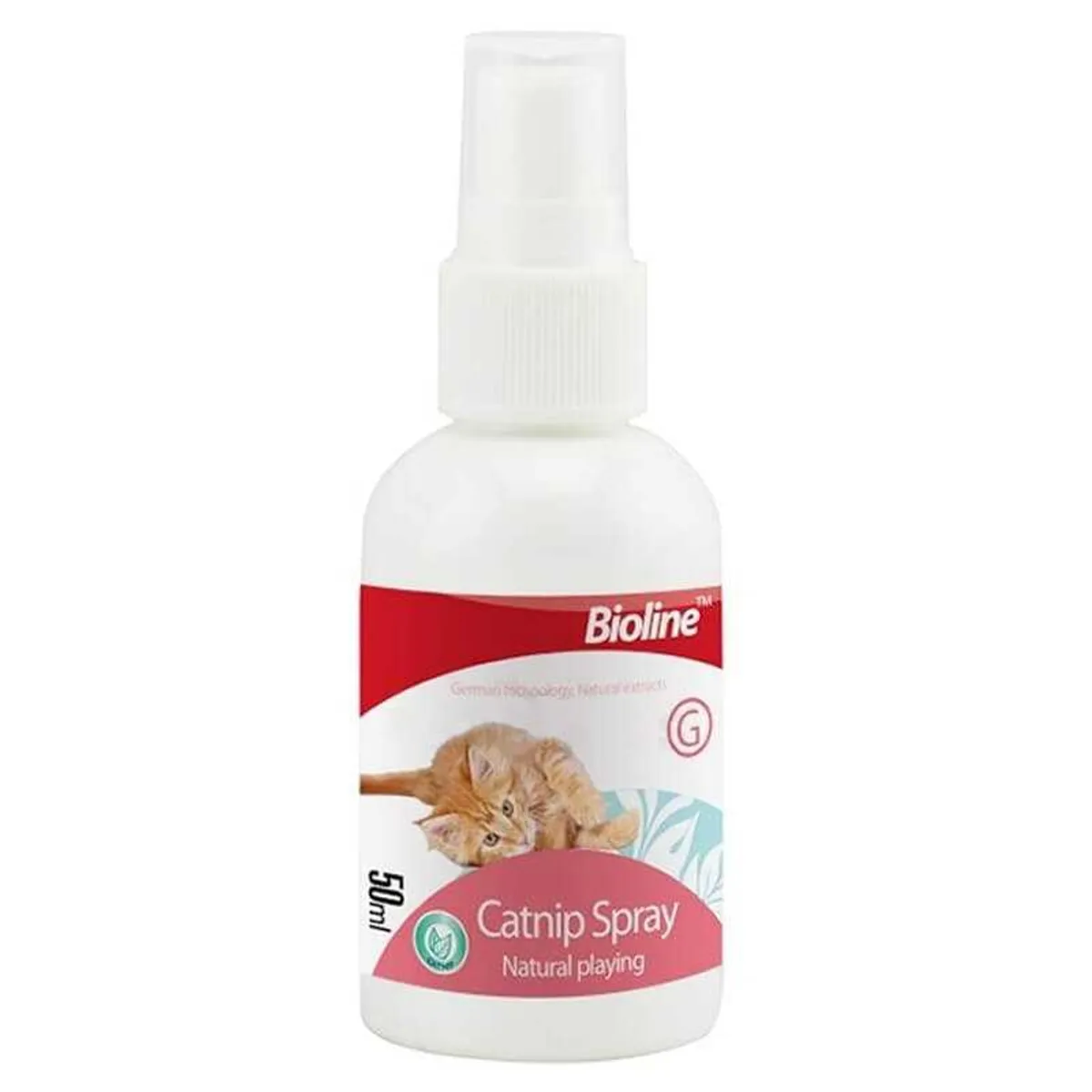 BIOLINE - Spray Bioline de Extracto de Catnip Para Gato, 50ml.