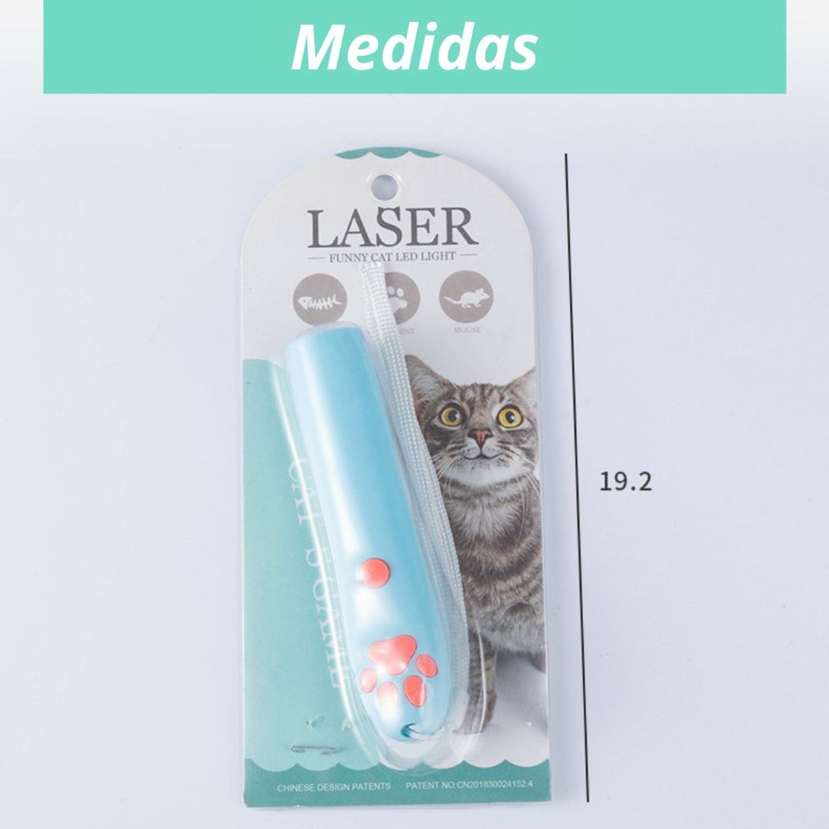 CRUSEC - Laser Rosa Para Gatos Juguete Mascotas Carga Usb