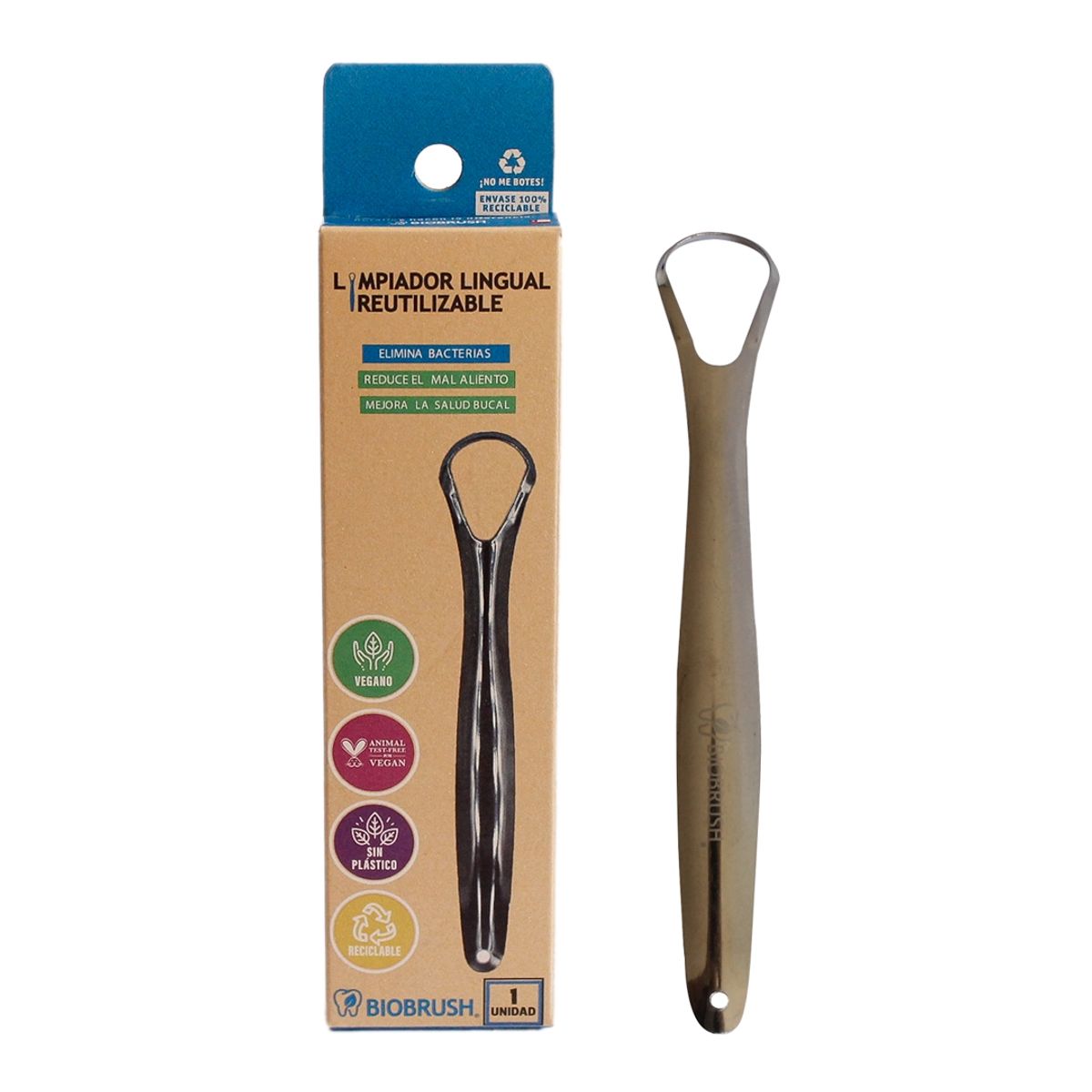 BIOBRUSH - Limpiador Lingual Reutilizable Biobrush