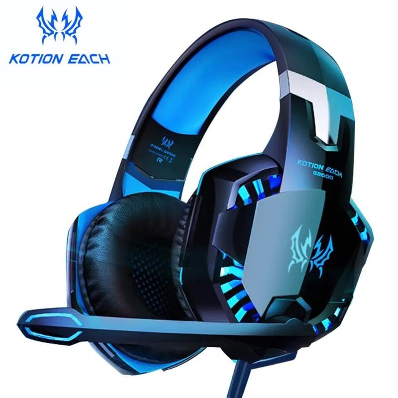 KOTION EACH - Audífonos Gamer Pc Tablet Smartphone Xbox G2000