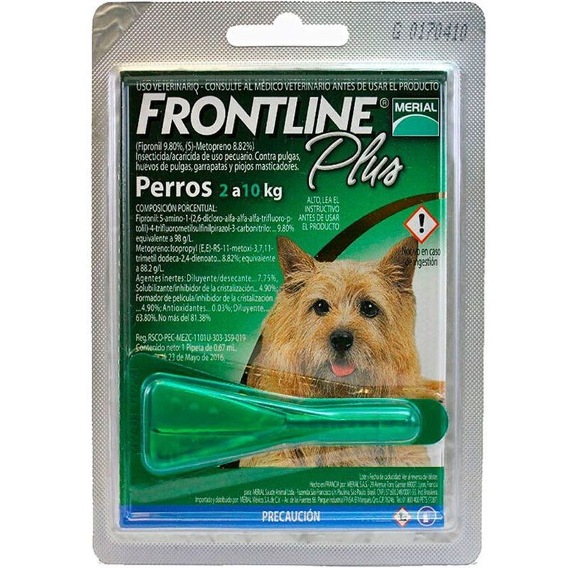 BOEHRINGER INGELHEIM - Frontline Plus Pipeta Antiparasitario Perro 2 a 10 Kg