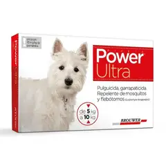 POWER - Ultra Pipeta Antiparasitario Perro 5 a 10 Kg