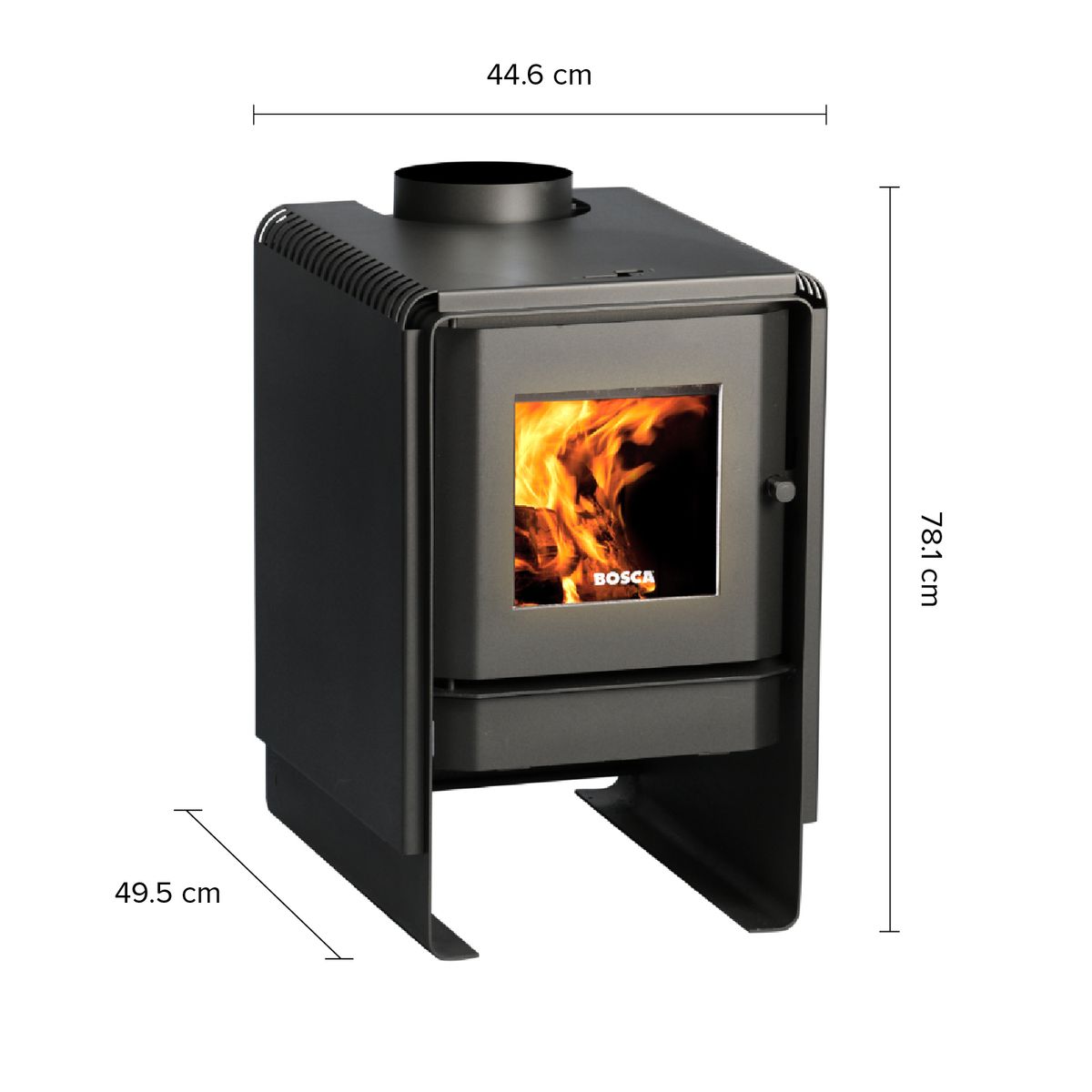 BOSCA - Calefactor Bosca A Leña Eco 380