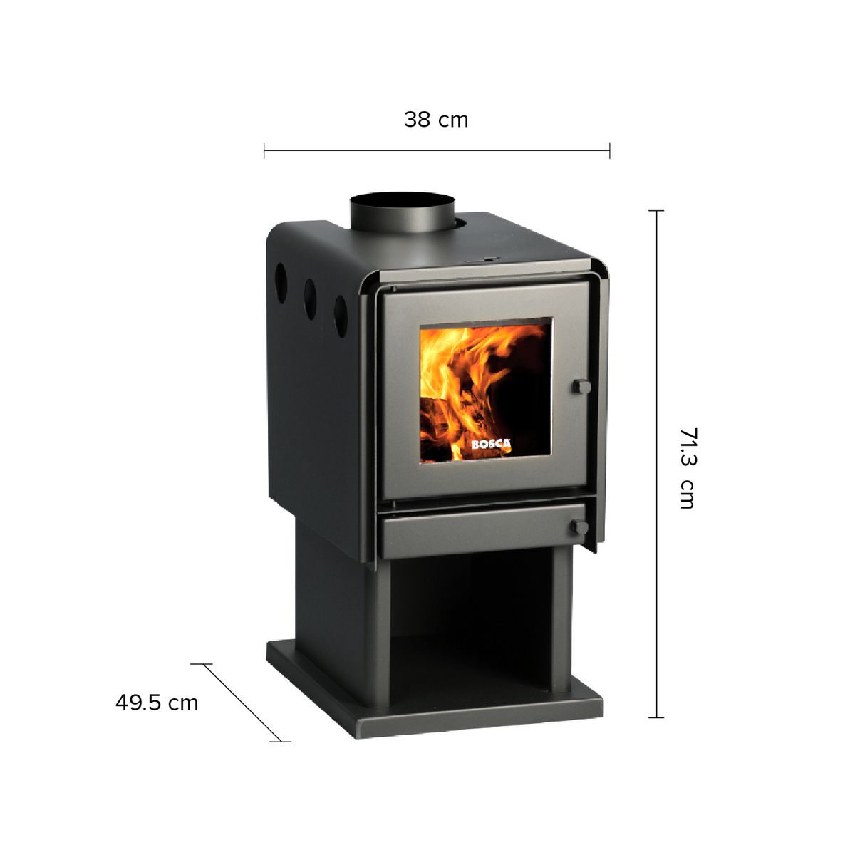 BOSCA - Calefactor Bosca A Leña Limit 350