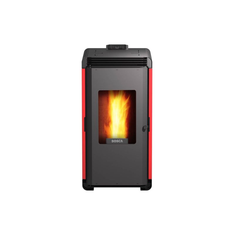 BOSCA - Estufa a pellet Hera+ Rojo