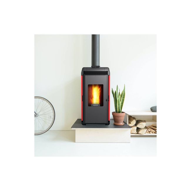 BOSCA - Estufa a pellet Hera+ Rojo