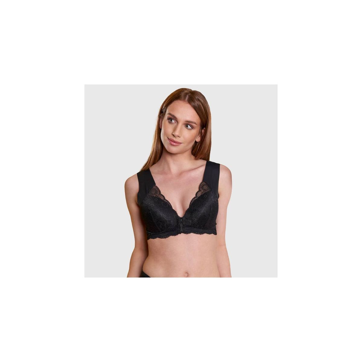 BAZIANI - Sosten con encaje seamless sin costura comfy