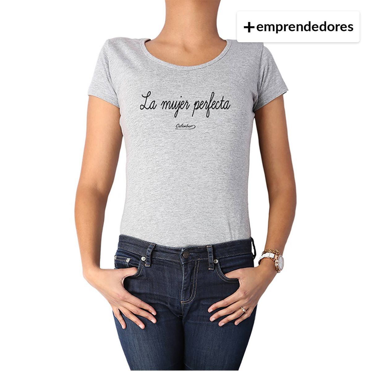 CALAMBUR - Polera mujer la mujer perfecta