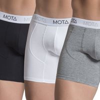 Boxer medio algodón pack 3.