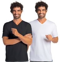 Camiseta manga corta algodon pack x 2 mt4427