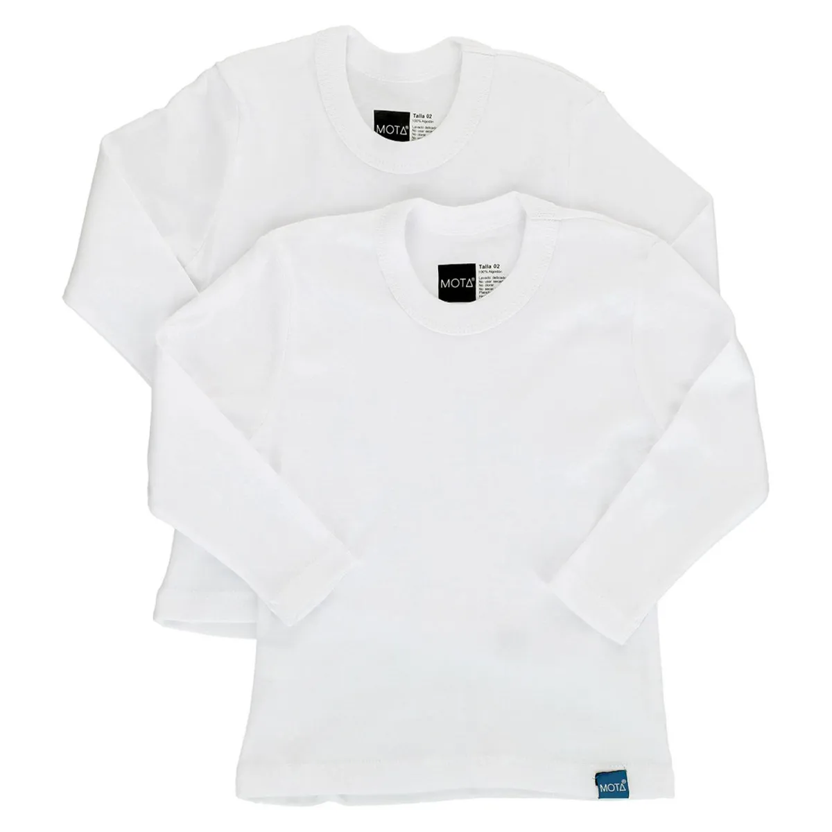 MOTA - Camiseta manga larga algodón pack 2 mota
