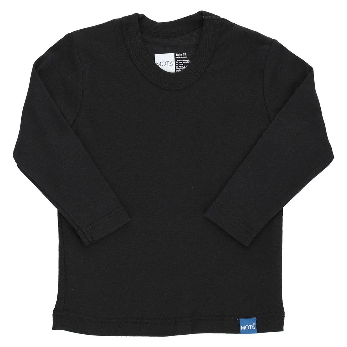 MOTA - Camiseta algodón manga larga mota