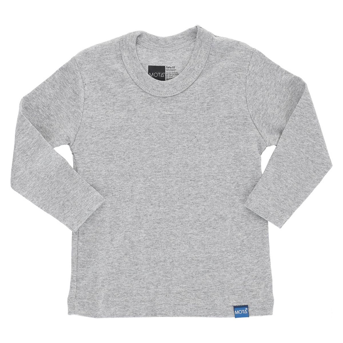 MOTA - Camiseta algodón manga larga mota