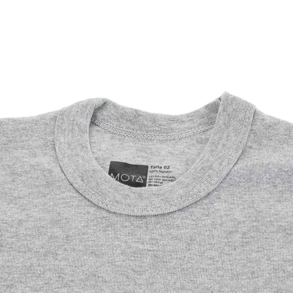 MOTA - Camiseta algodón manga larga mota