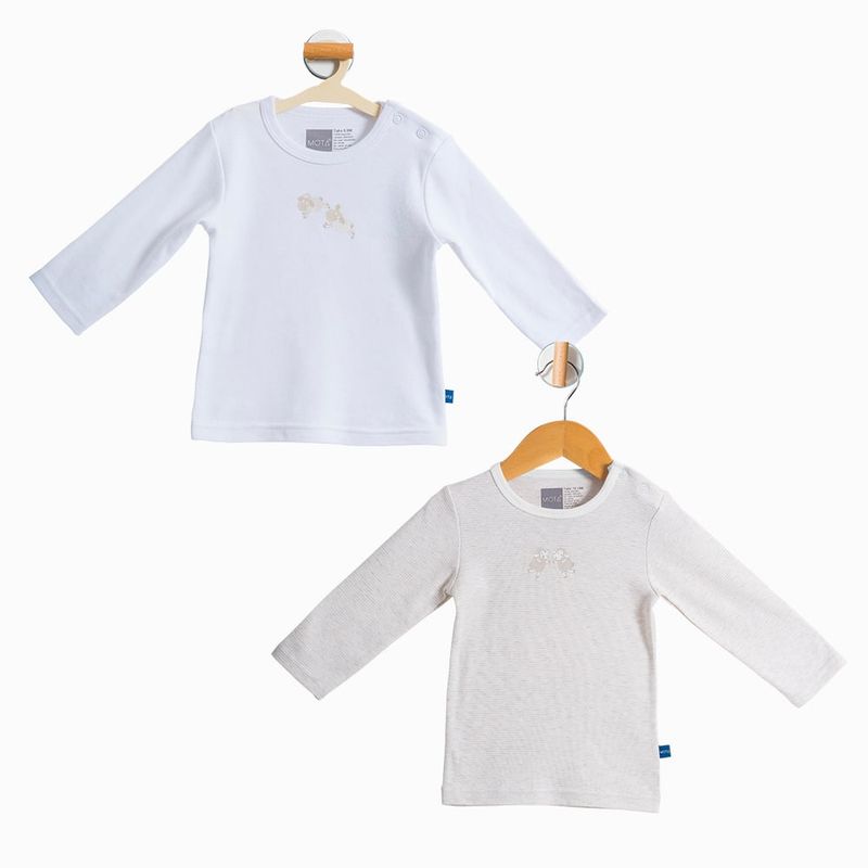 MOTA - Camiseta manga larga pack 2 algodón mt4603 mota