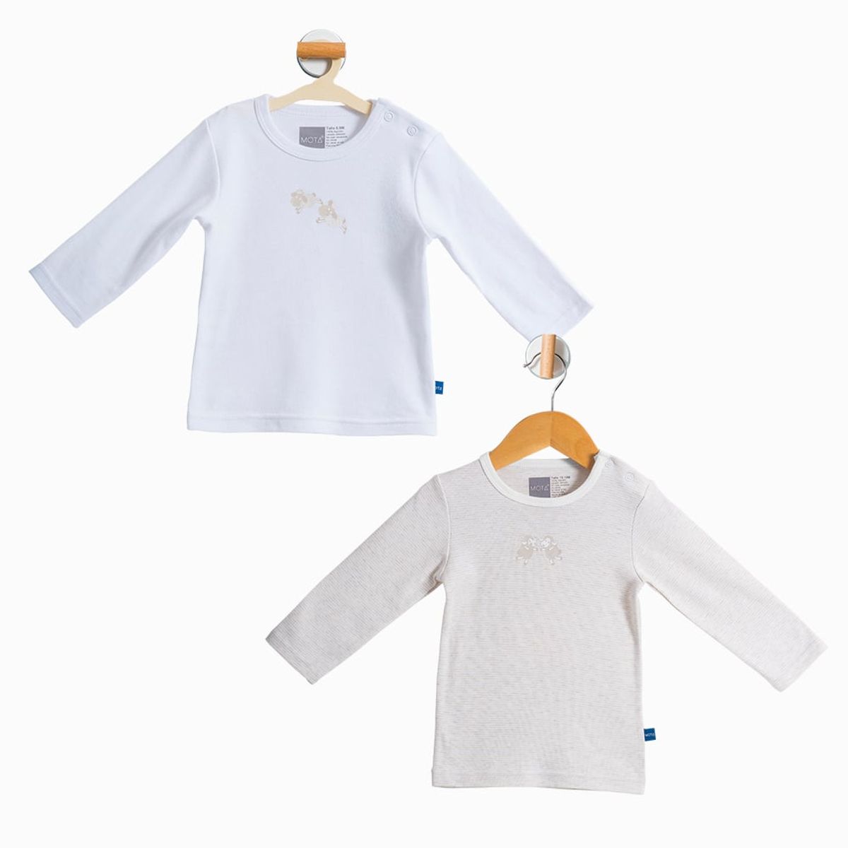 MOTA - Camiseta manga larga pack 2 algodón mt4603 mota