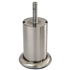 CIC - Pata para camas y Celta Metálica Satinada Vástago 0.93 cm