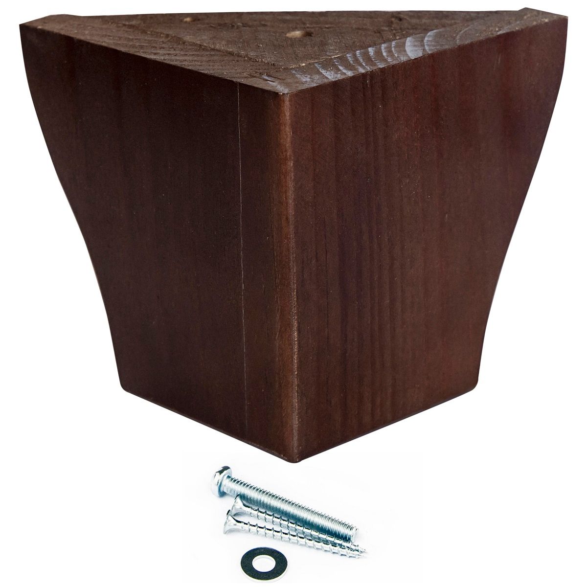 BLOCCARE - Kit de 4 patas para cama Europeo altura 11 cm Roble Oscuro