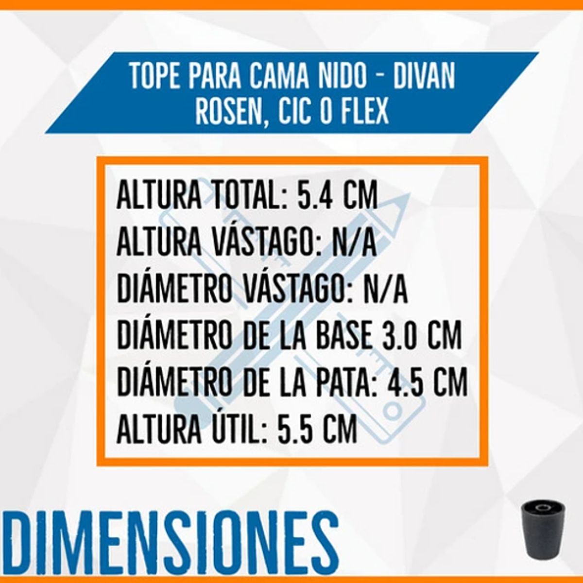 CIC - Tope para Cama Nido - Divan Rosen Cic Flex