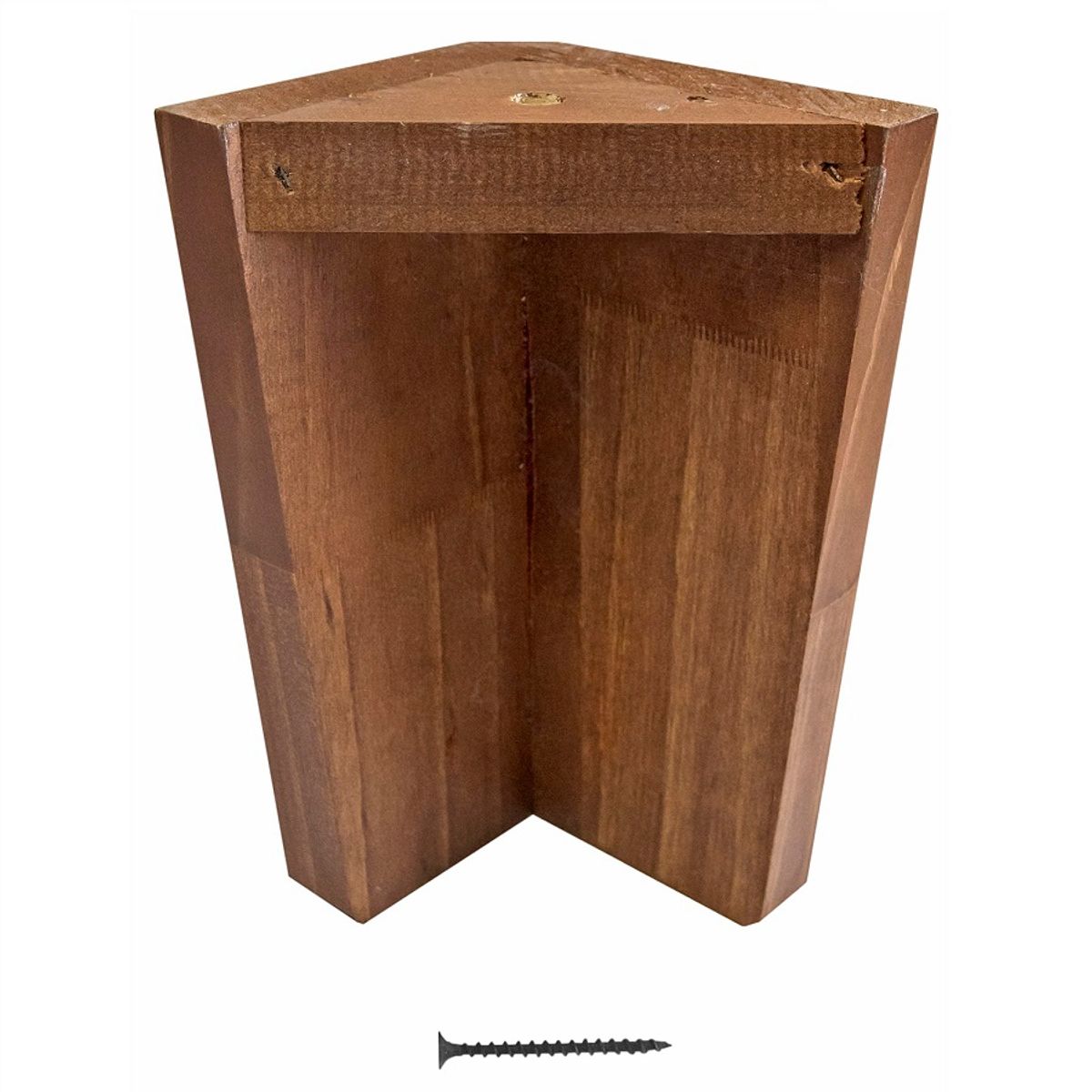 ROSEN - Pata para Cama Europea. Tipo L - Ancho 11 cm Color Rústico