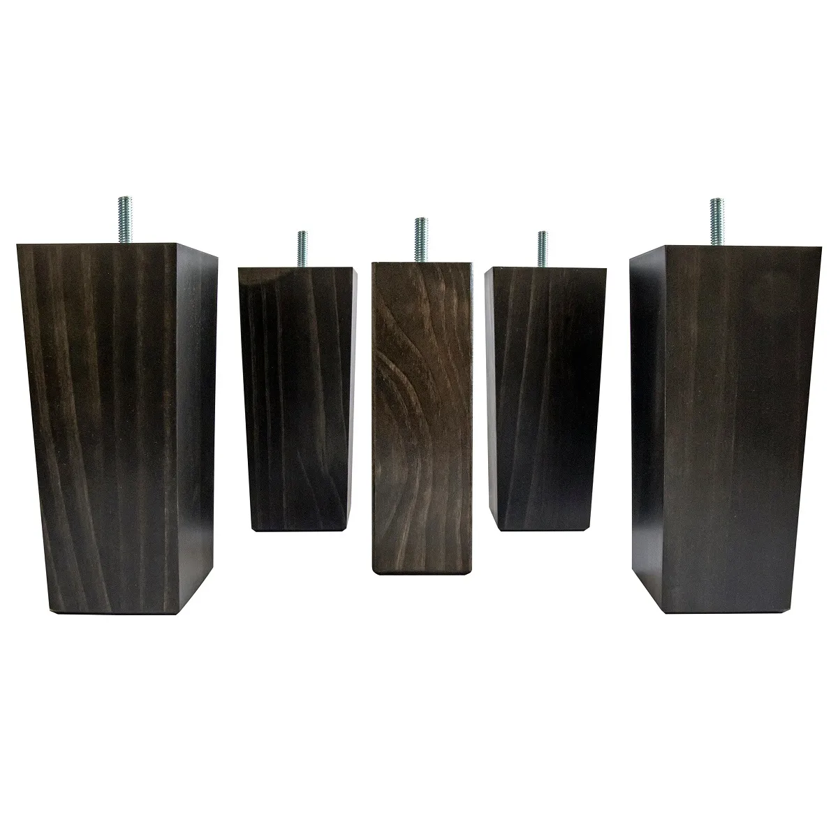 ROSEN - Kit Patas Europeas. 4 Patas Exteriores y 1 Pata Central. Negro Style