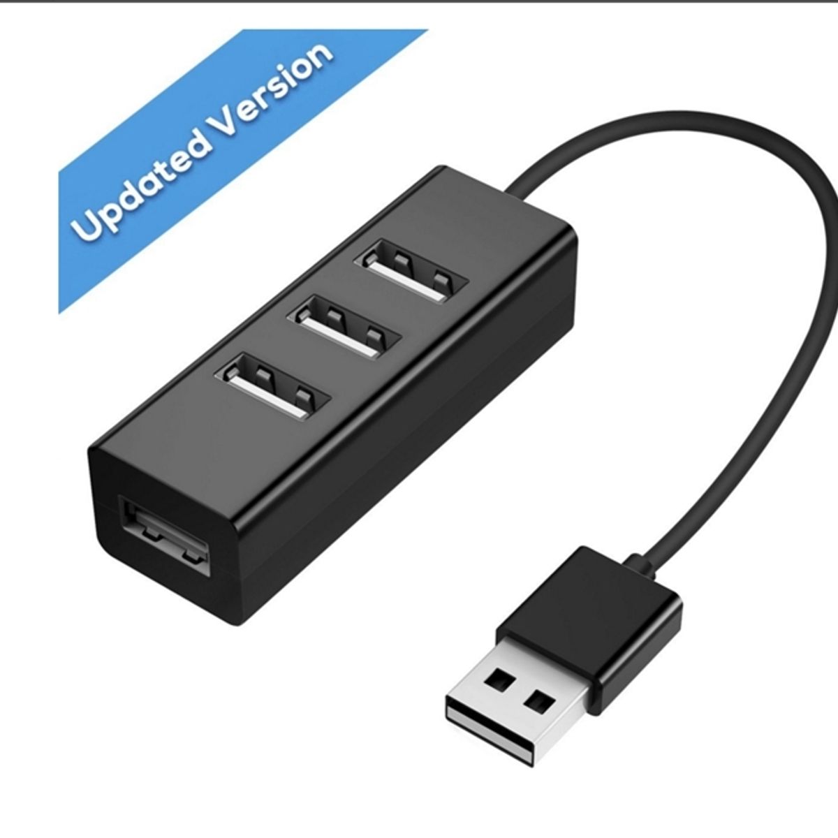 VHEX - Hub Usb-C / A 4 Puertos Usb 2.0 Negro
