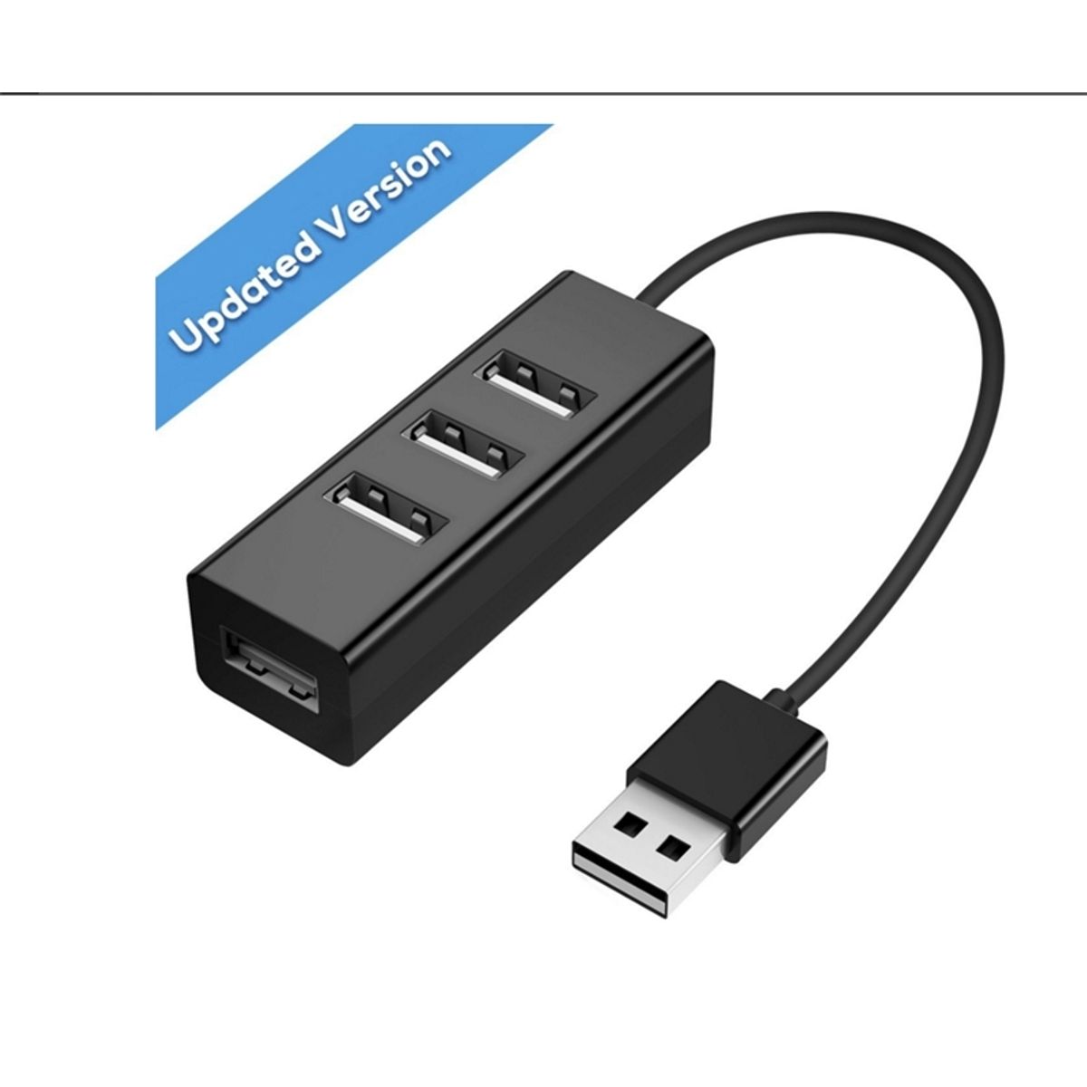 VHEX - Hub Usb-C / A 4 Puertos Usb 2.0 Negro