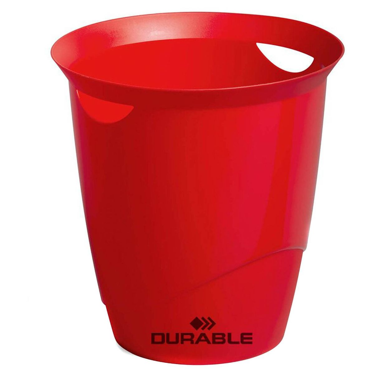 DURABLE - Papelero de oficina con asas 16l durable - rojo
