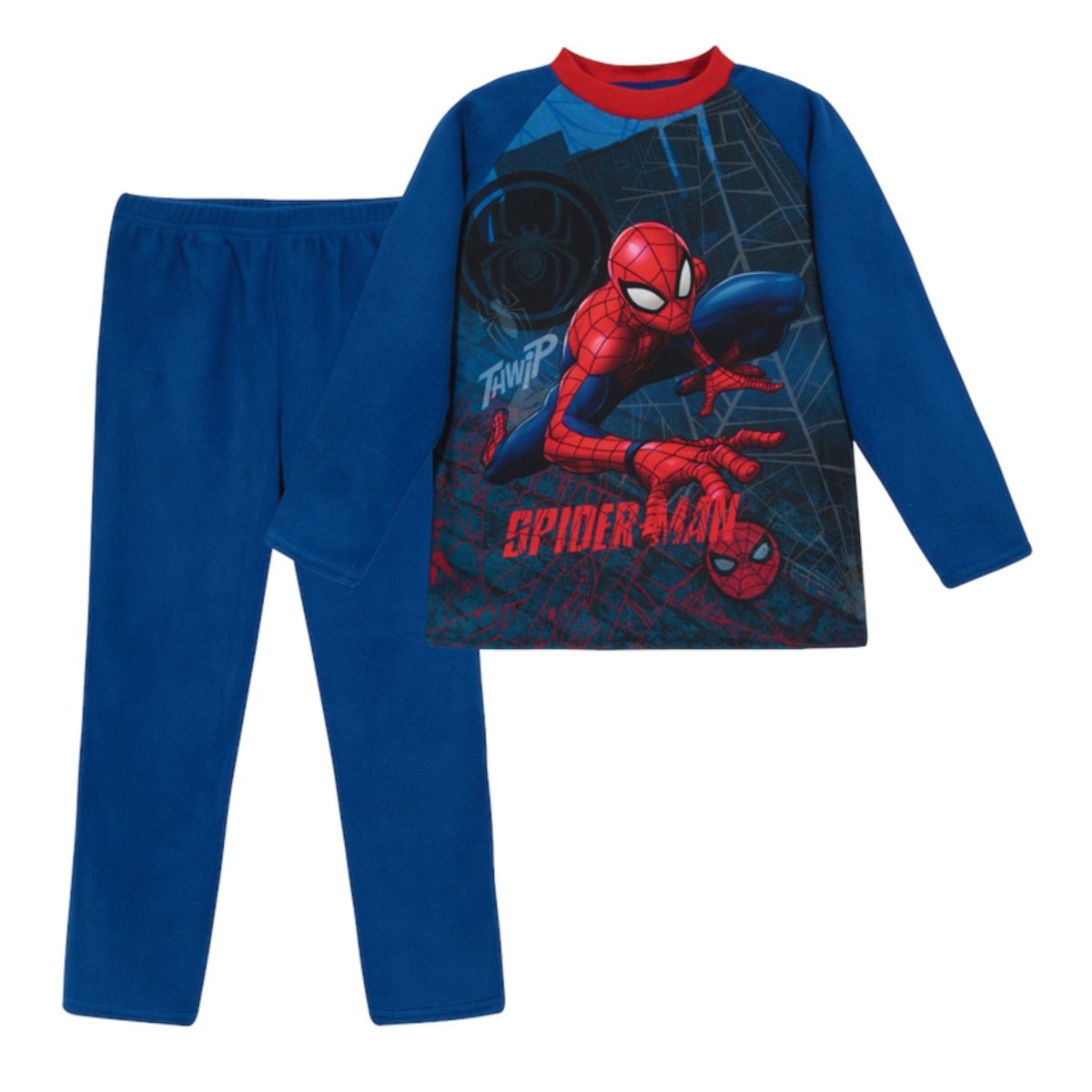 DISNEY - Pijama Niño Polar Disney Spiderman Azul