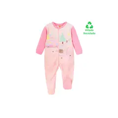 H2O WEAR - Pijama Bebé Niña Polar Sustentable Naranjo - Naranjo Pálido