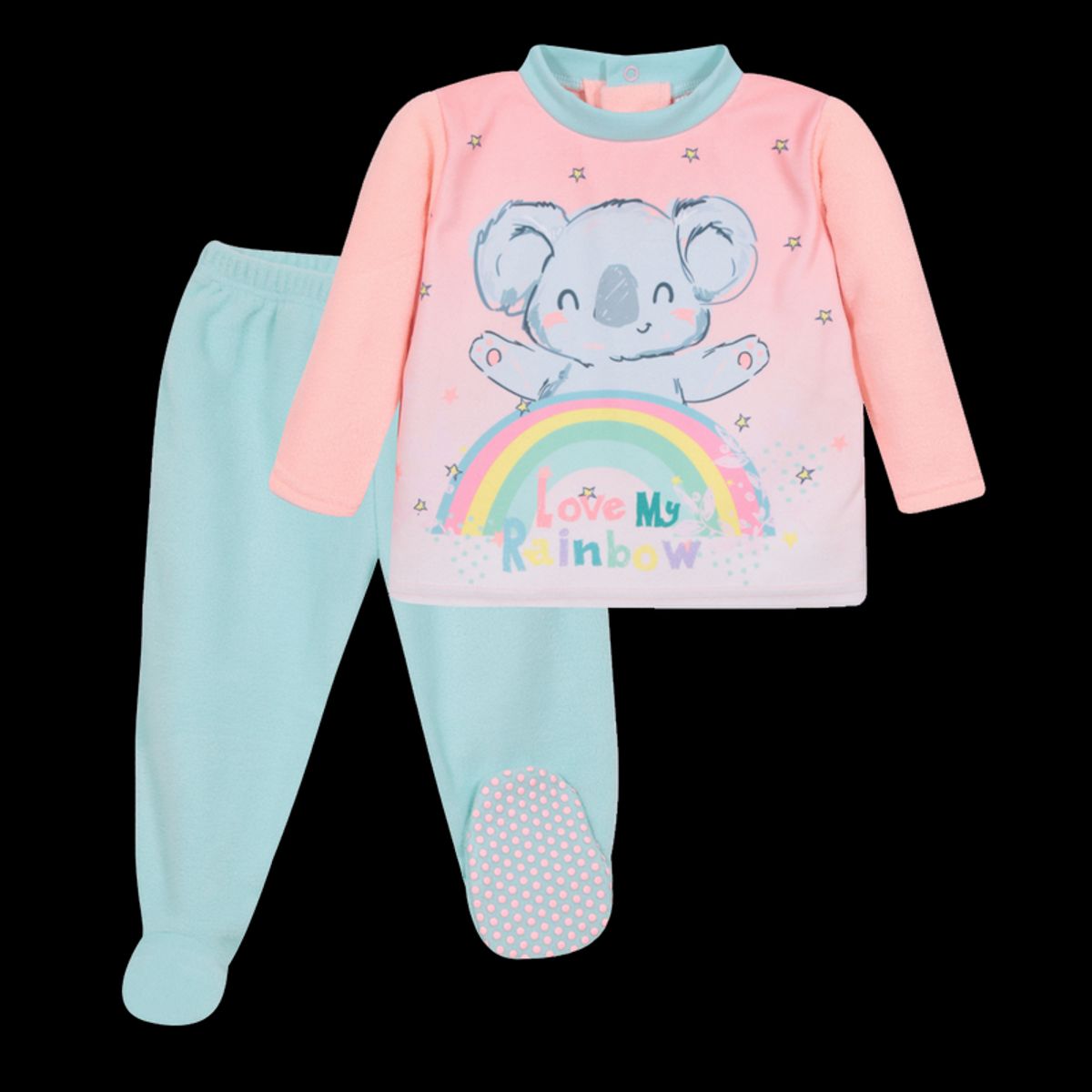 H2O WEAR - Pijama Bebé Niña Polar Rainbow Coral H2O Wear H2O WEAR