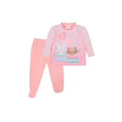 H2O WEAR - Pijama Bebé Niña Polar Sustentable Get Cozy Rosa