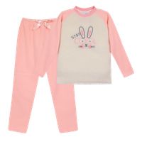 Pijama Niña Sherpa Polar Coral - Coral