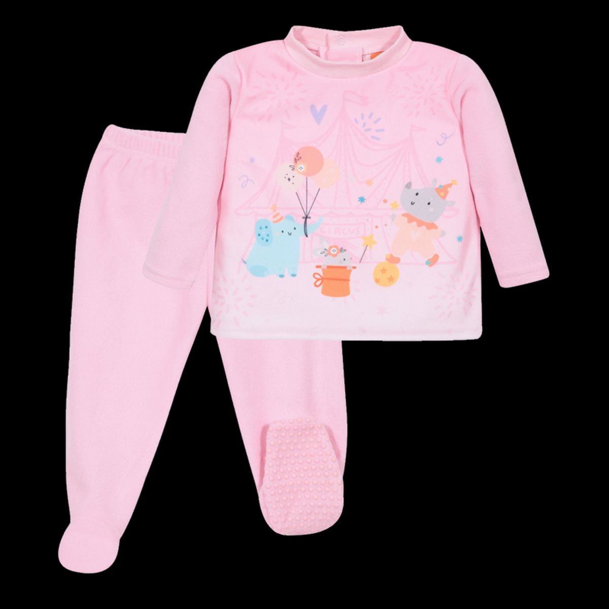 H2O WEAR - Pijama Bebé Niña Polar Circus Rosa H2O Wear H2O WEAR