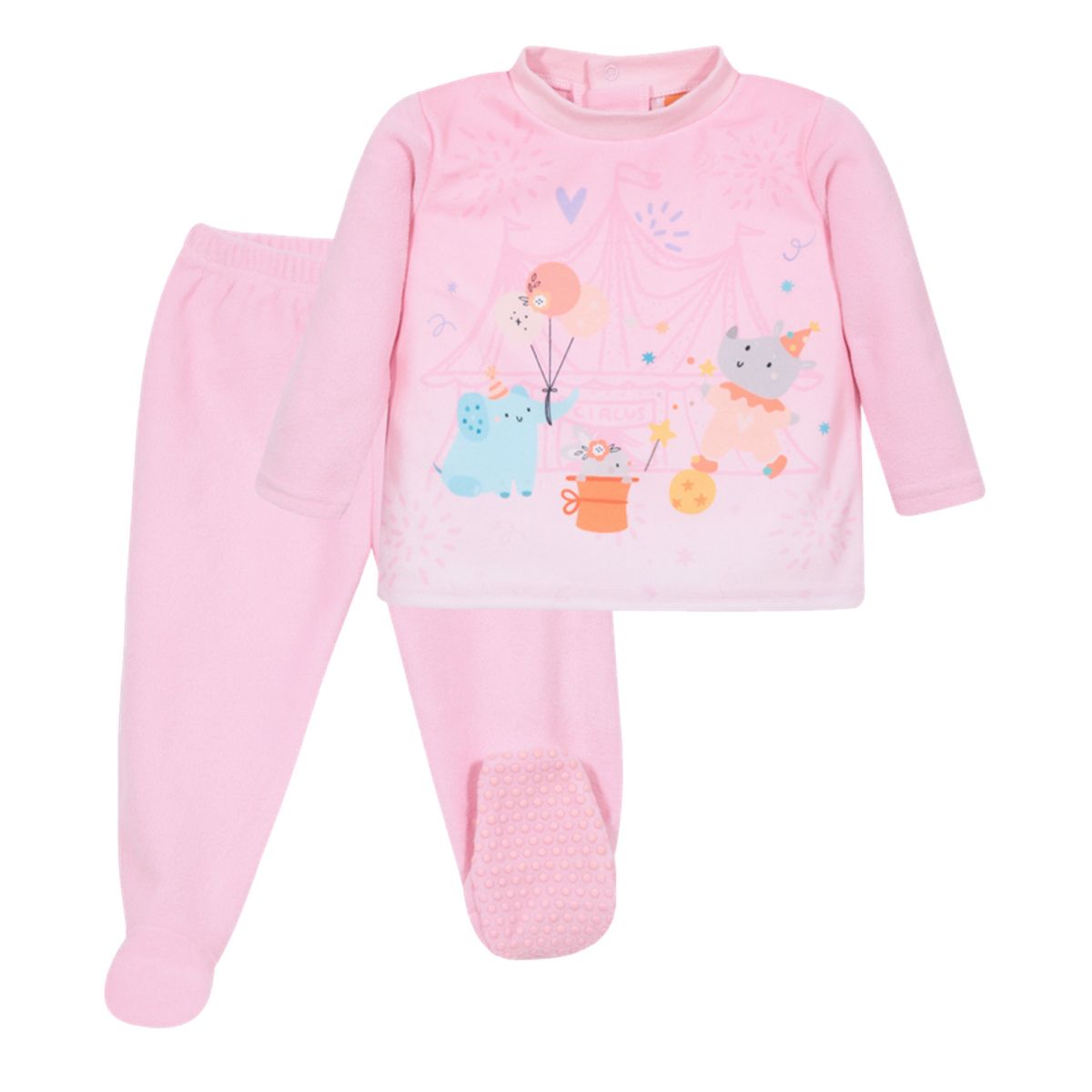 H2O WEAR - Pijama Bebé Niña Polar Circus Rosa H2O Wear H2O WEAR